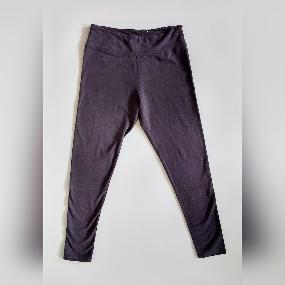 Croft & Barrow Cotton Blend Gray Stretch Pants Size Petite Medium PM